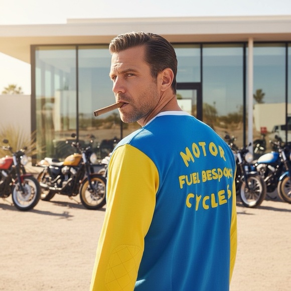 Fuel Motorcycles Barcelona Biker Shirt (RARE) - Picture 2 of 12